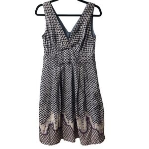 Nanette Lepore Sleeveless Dress Floral‎ Print Knee Length Party Dress Size 6